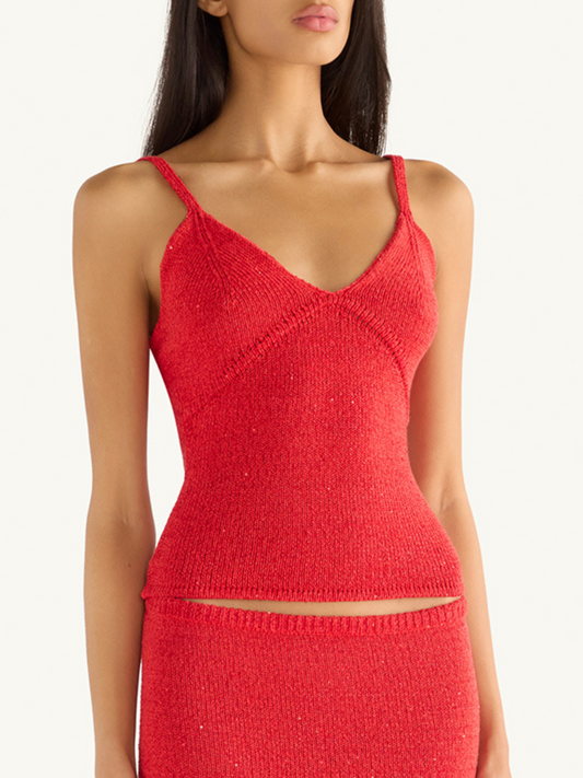 Carolina Camisole - Rossa Sequin