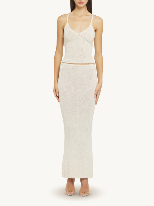 Carolina Camisole - Ivory Sequin