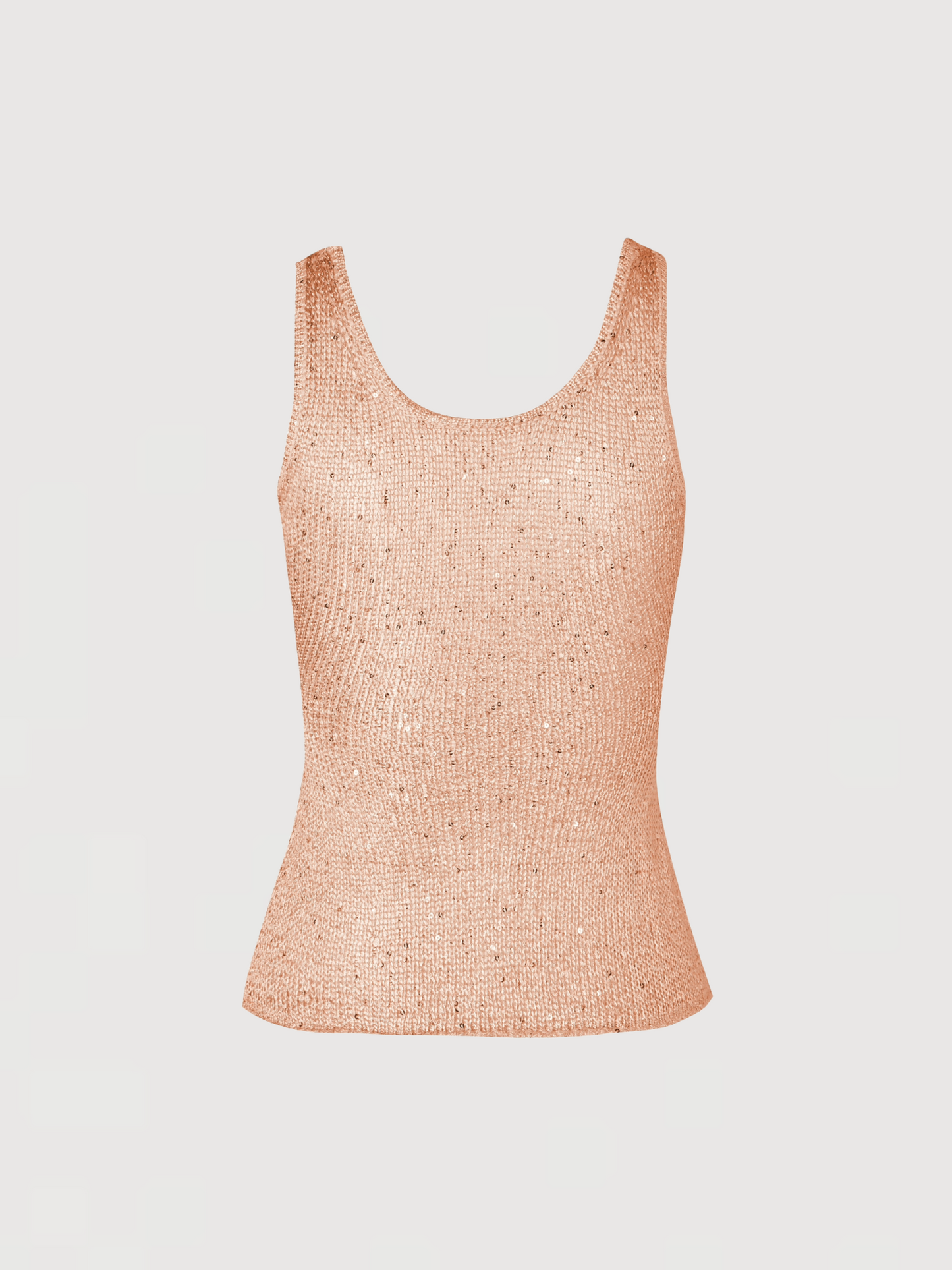 Ana Top - Apricot Sequin