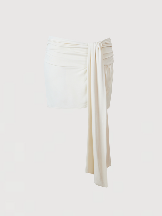 Chloe Mini Skirt - Creme