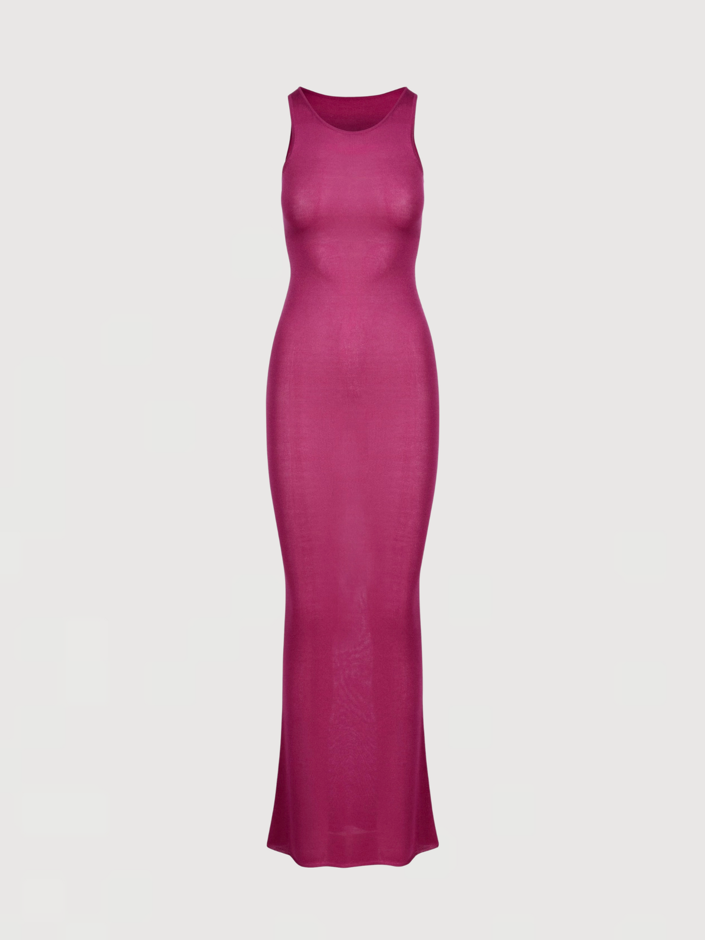 Natalia Dress - Magenta Jersey