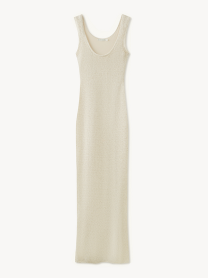 Ana Dress - Ivory Sequin