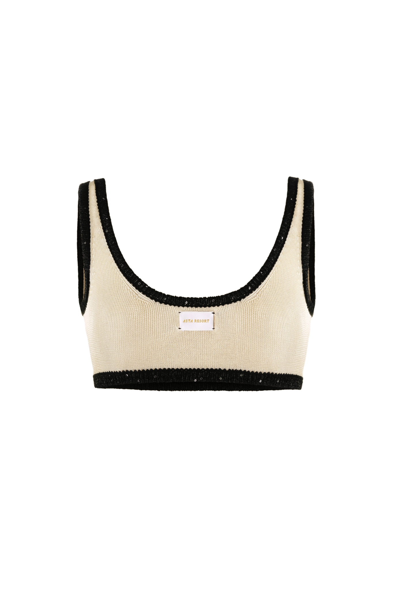 Naomi Contrast Bralette - Champagne