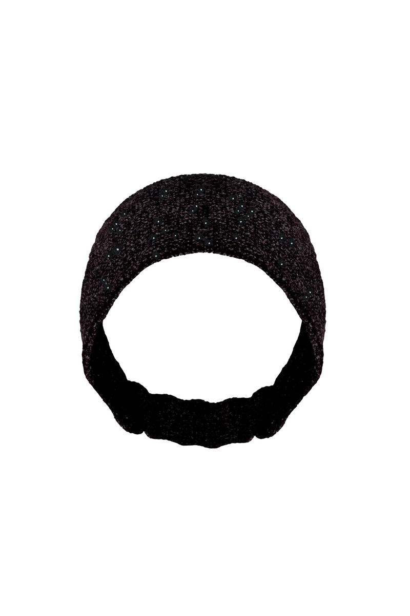 Grace Sequined Headband - Black