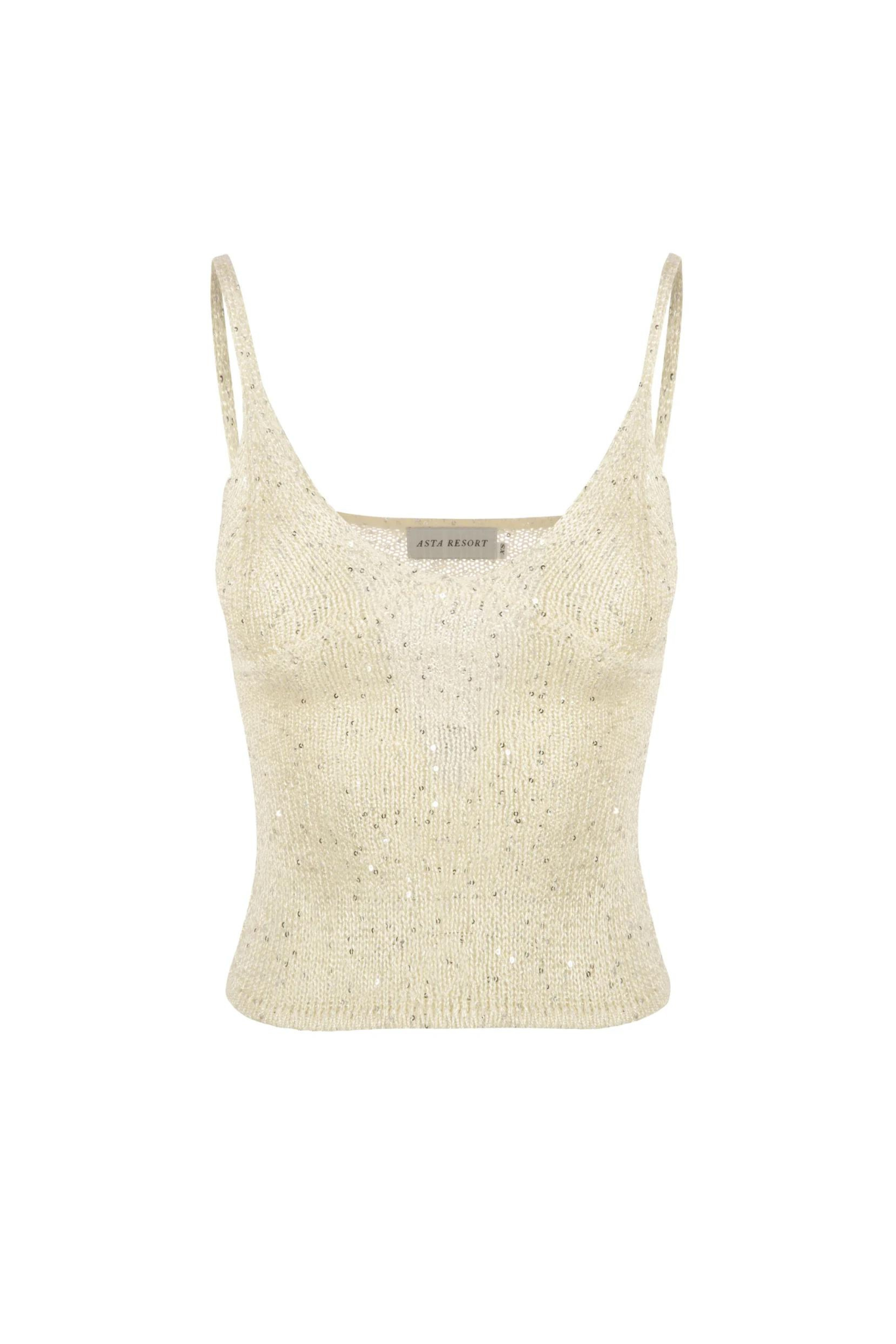 Carolina Camisole - Ivory Sequin