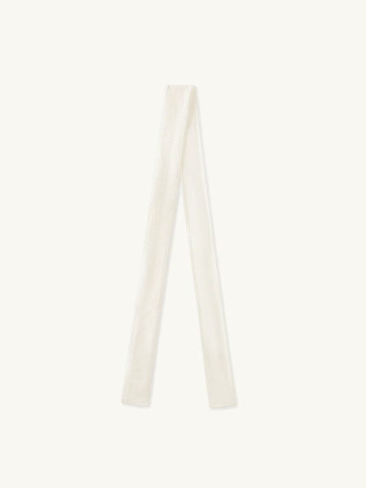 Natalia Skinny Scarf - Star White Sequin