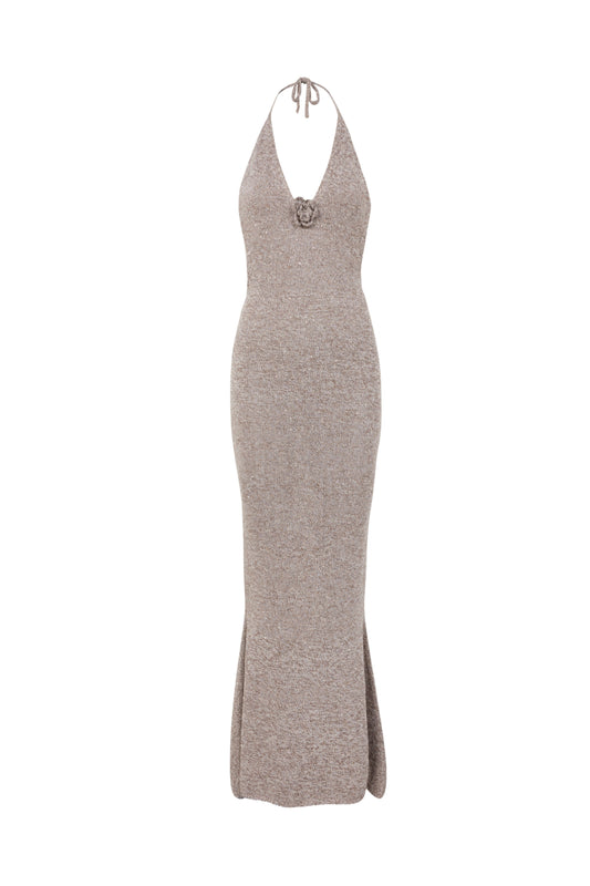 Daphne Dress - Hazelnut Sequin