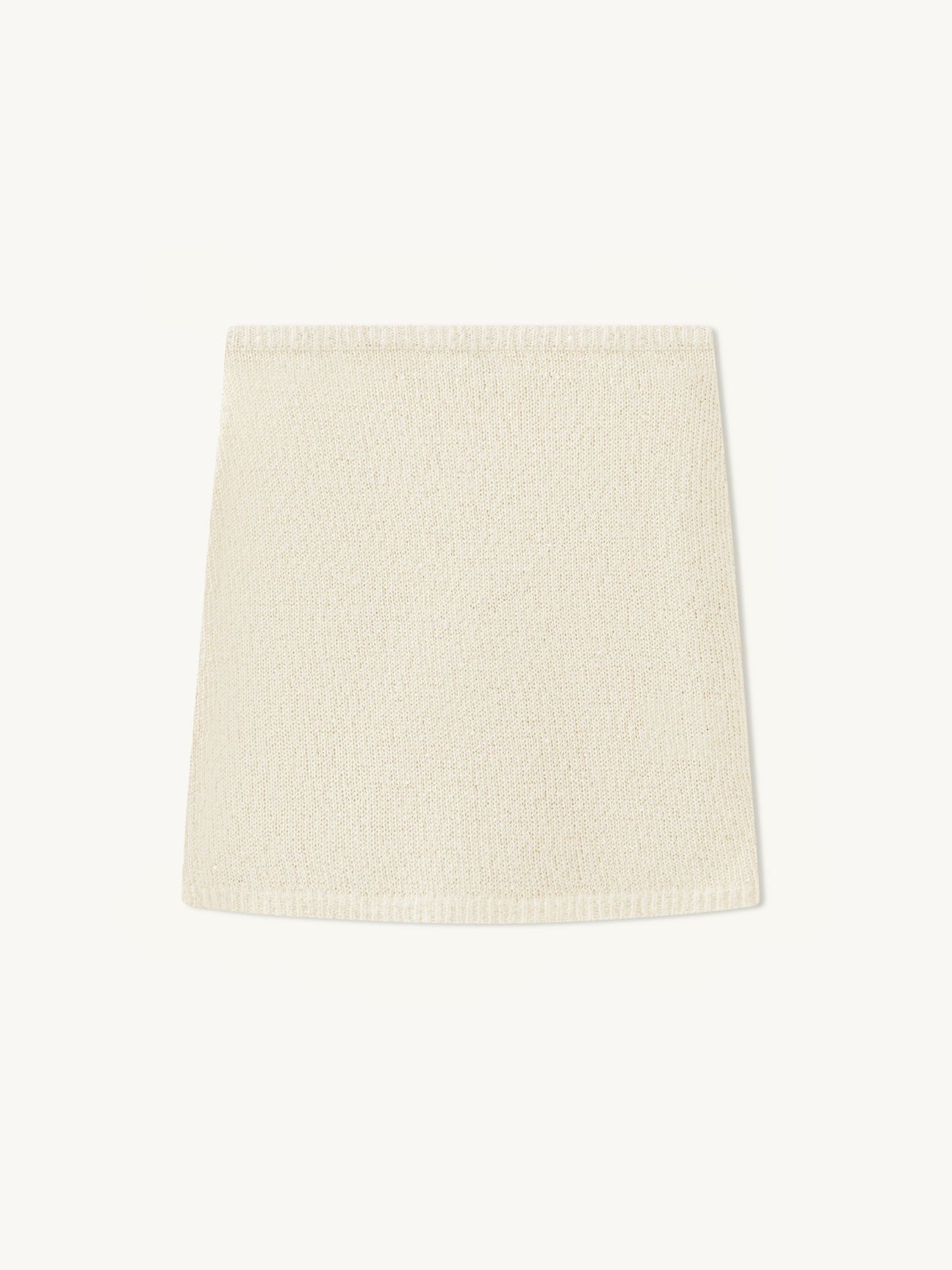 Ana Mini Skirt - Ivory Sequin