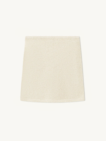 Ana Mini Skirt - Ivory Sequin