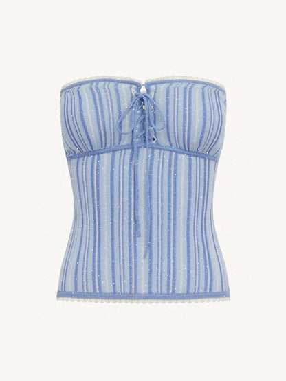 Sea Mist/Sailor Blue Stripe