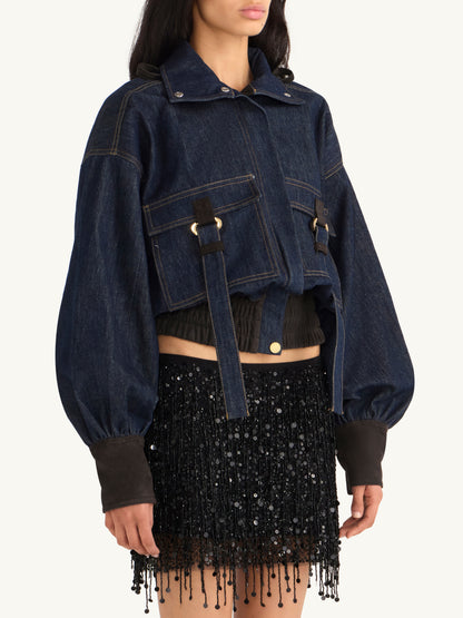 Diana Denim Parker Jacket - Dark Wash