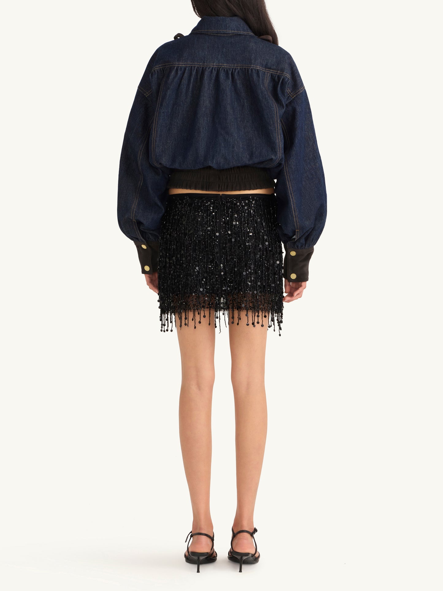 Yasmin Hand Beaded Mini Skirt – ASTA RESORT