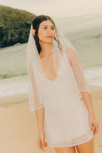 Ophelia Mini Dress - Salt