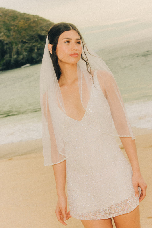 Ophelia Mini Dress - Salt