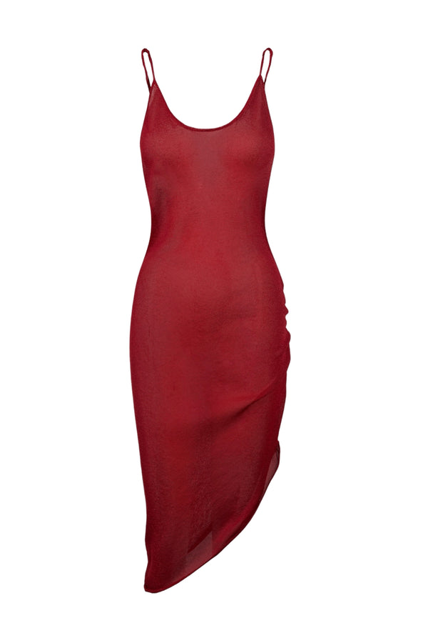 Lily Dress - Rose Red