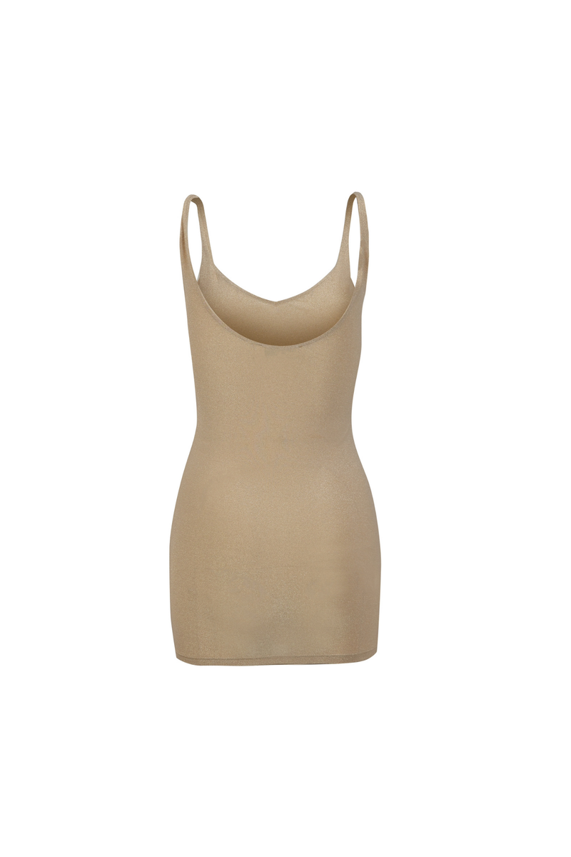 Lily Slip Dress - Gold