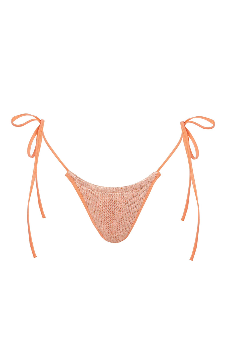 Lio Bikini Bottom - Apricot Sequin