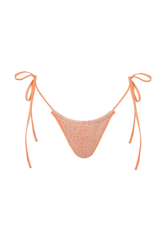 Lio Bikini Bottom - Apricot Sequin