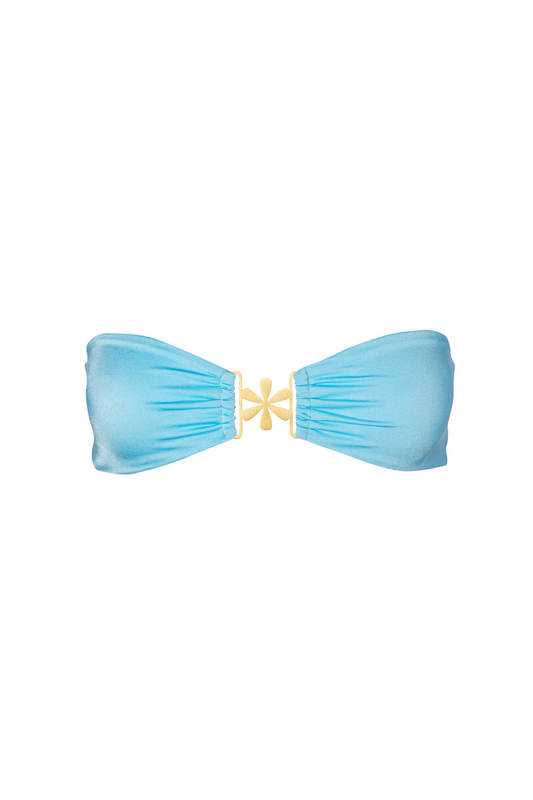 Mia Bikini Top - Baia Blue