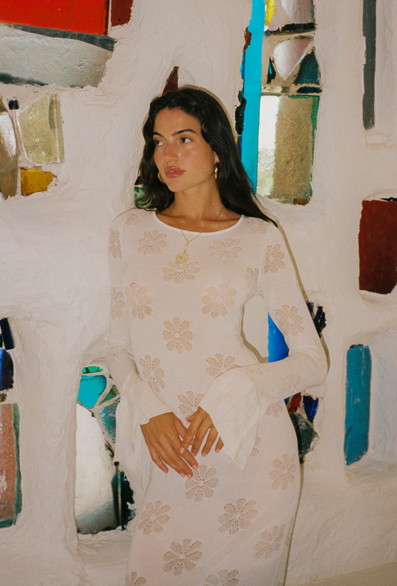 Rafaella Dress - Venetian white