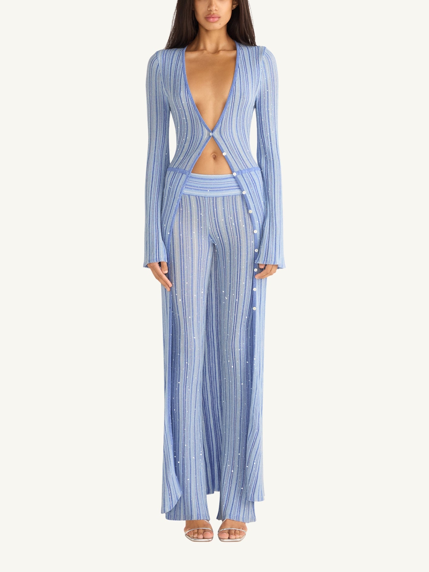 Nikita Dress - Sea Mist/Sailor Blue Stripe