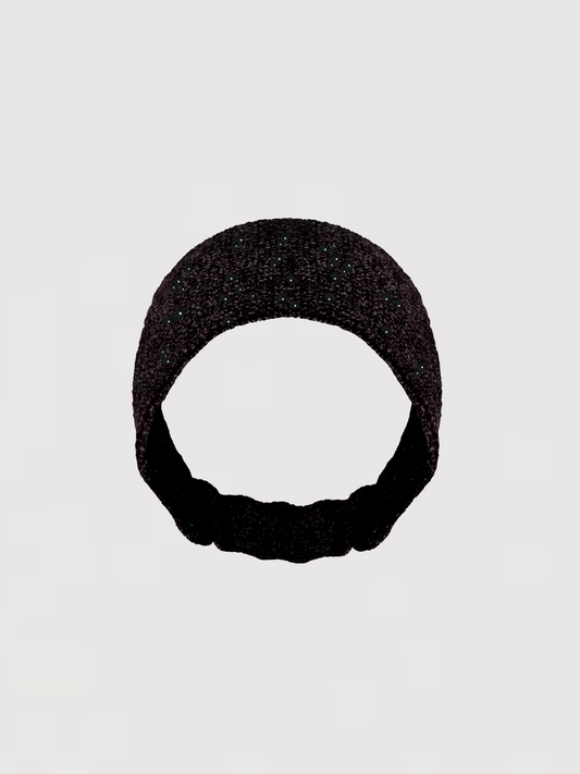 Grace Sequined Headband - Black