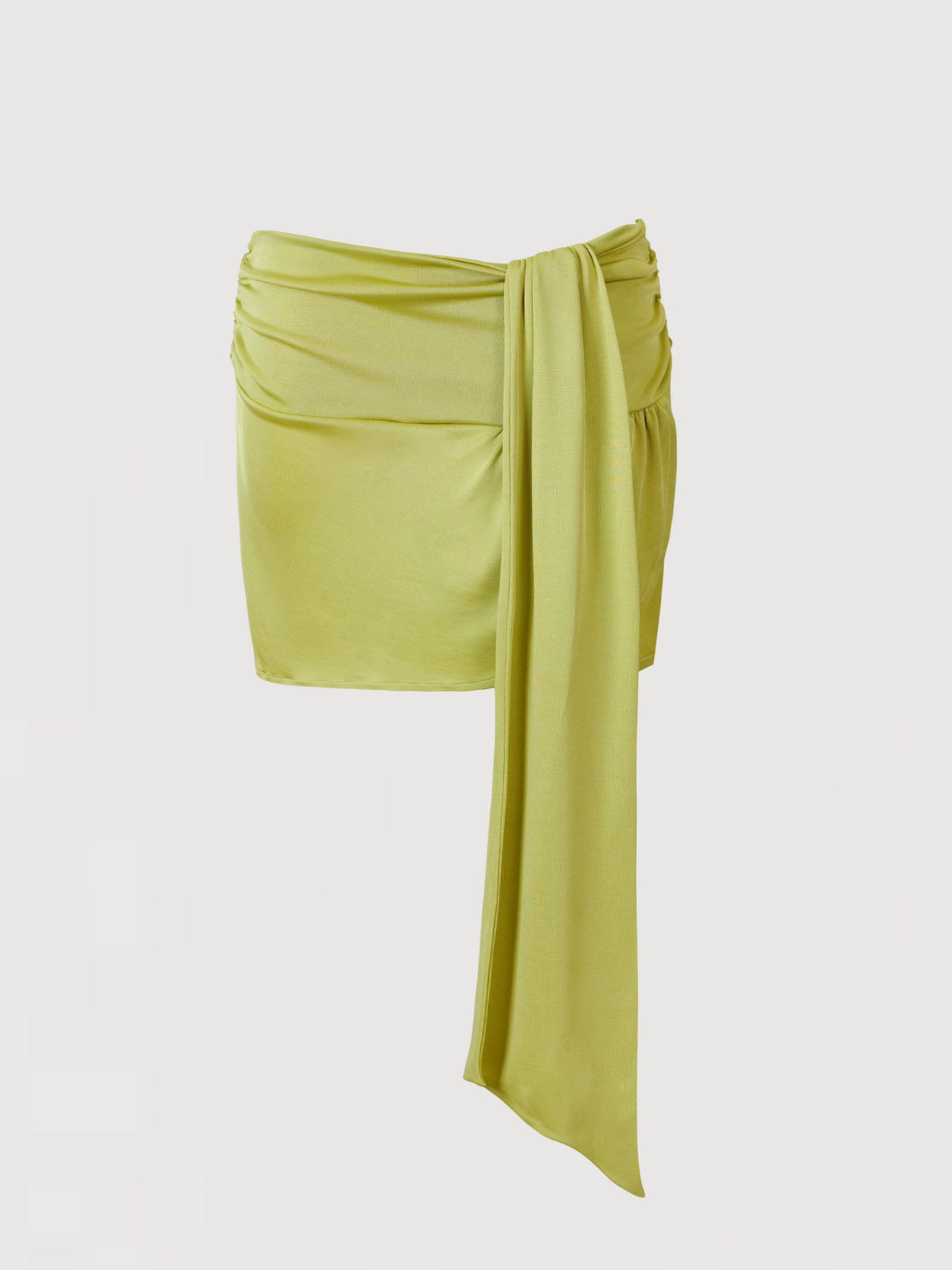 Chloe Mini Skirt - Chartreuse