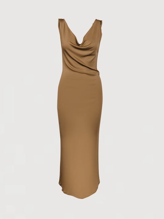 Chloe Dress - Truffle