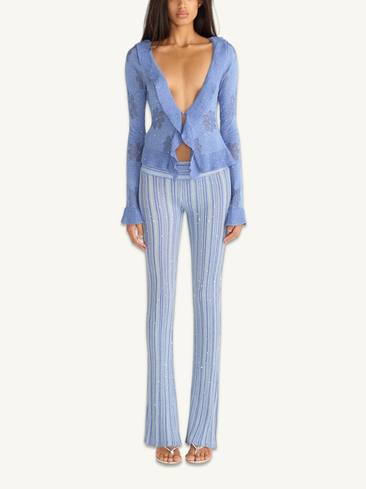 Maribel Pant - Sea Mist/Sailor Blue Stripe