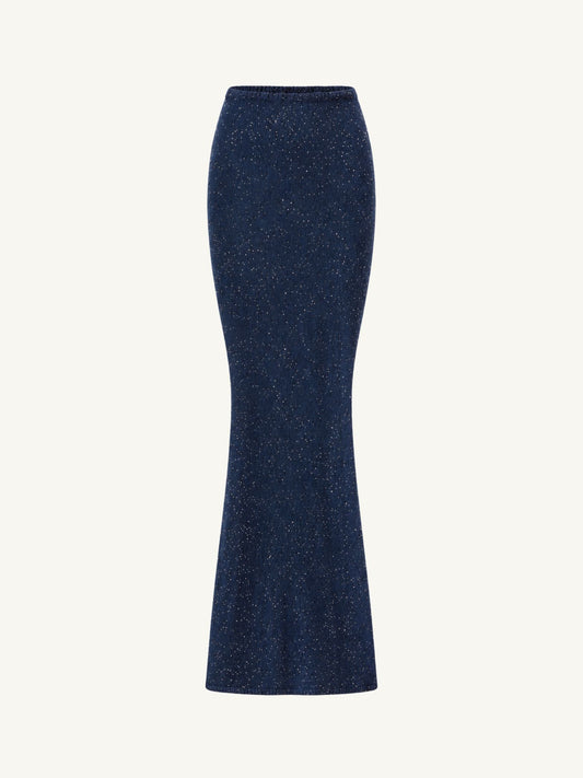 Carolina Skirt - Navy Blue Sequin