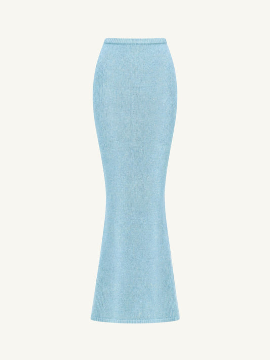 Carolina Skirt - Baia Blue Sequin