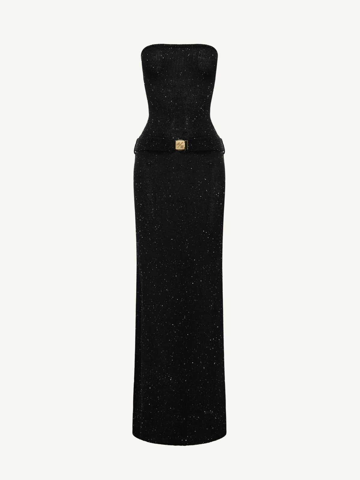 Gisele Dress - Black/Silver Sequin