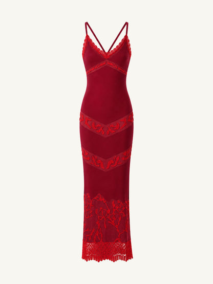 Genevieve Dress - Wine