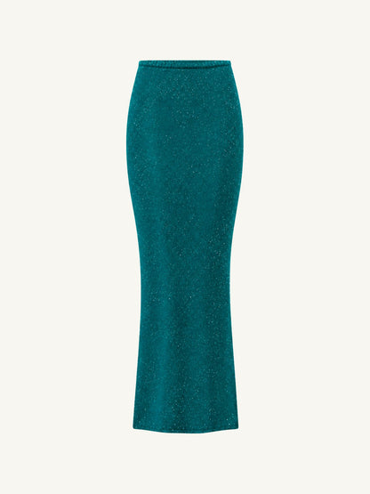 Carolina Skirt - Palm Green Sequin