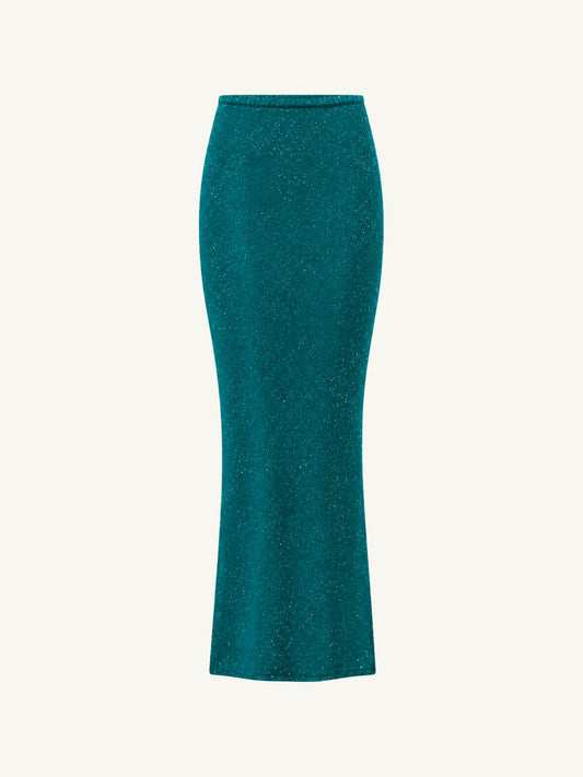 Carolina Skirt - Palm Green Sequin