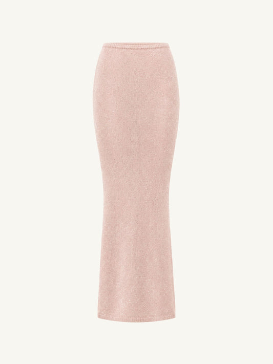 Carolina Skirt - Bon Bon Pink Sequin