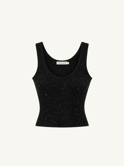 Black/Silver Sequin