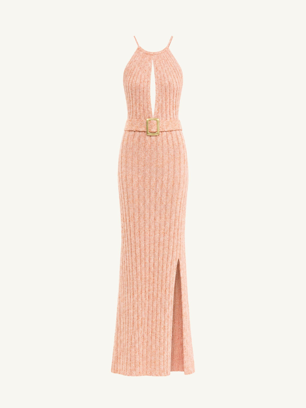 Valeria Dress - Peach Sequin