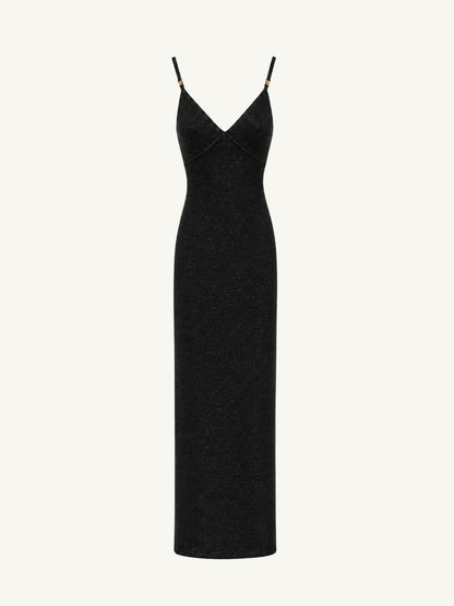 Delilah Dress - Black Sequin