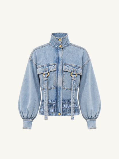 Diana Denim Parker Jacket - Light Wash