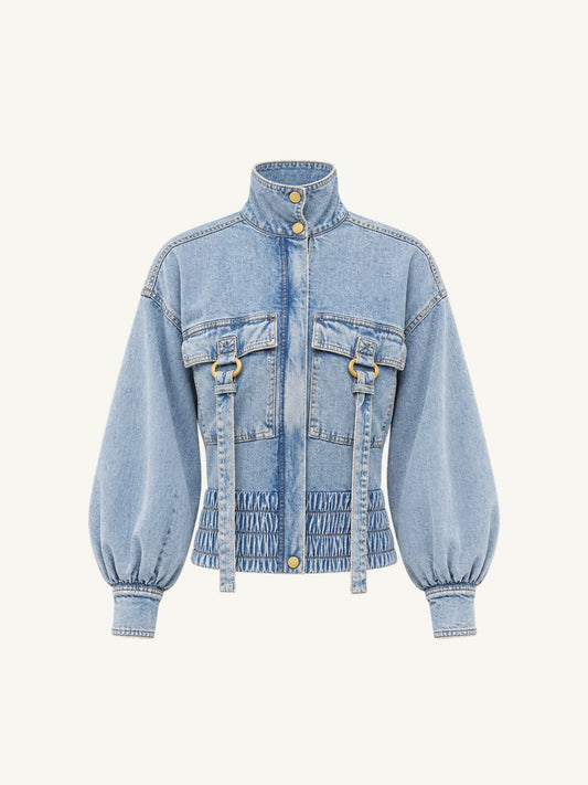 Diana Denim Parker Jacket - Light Wash